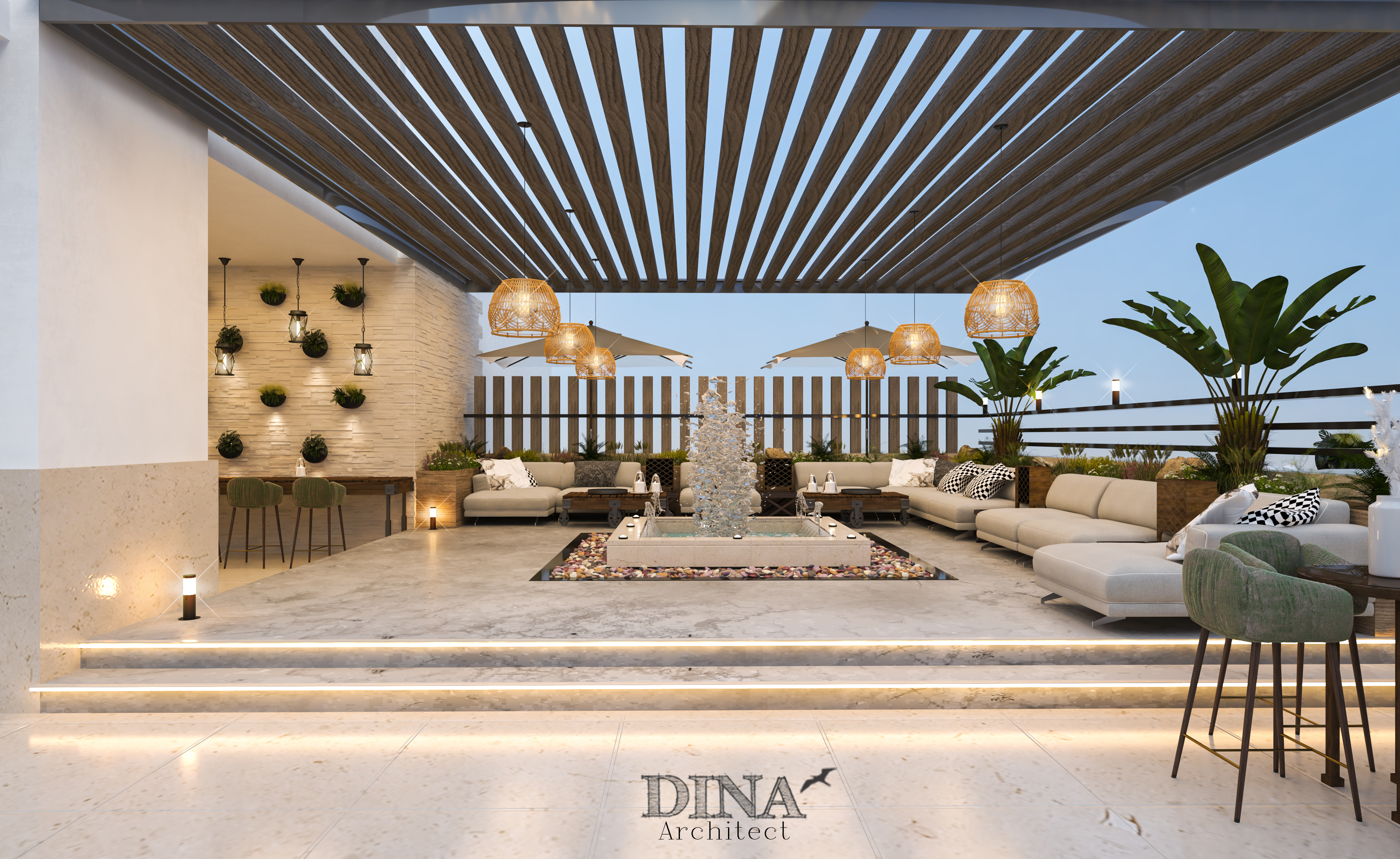 万豪酒店泳池丨沙特阿拉伯吉达丨Almamlka design-8