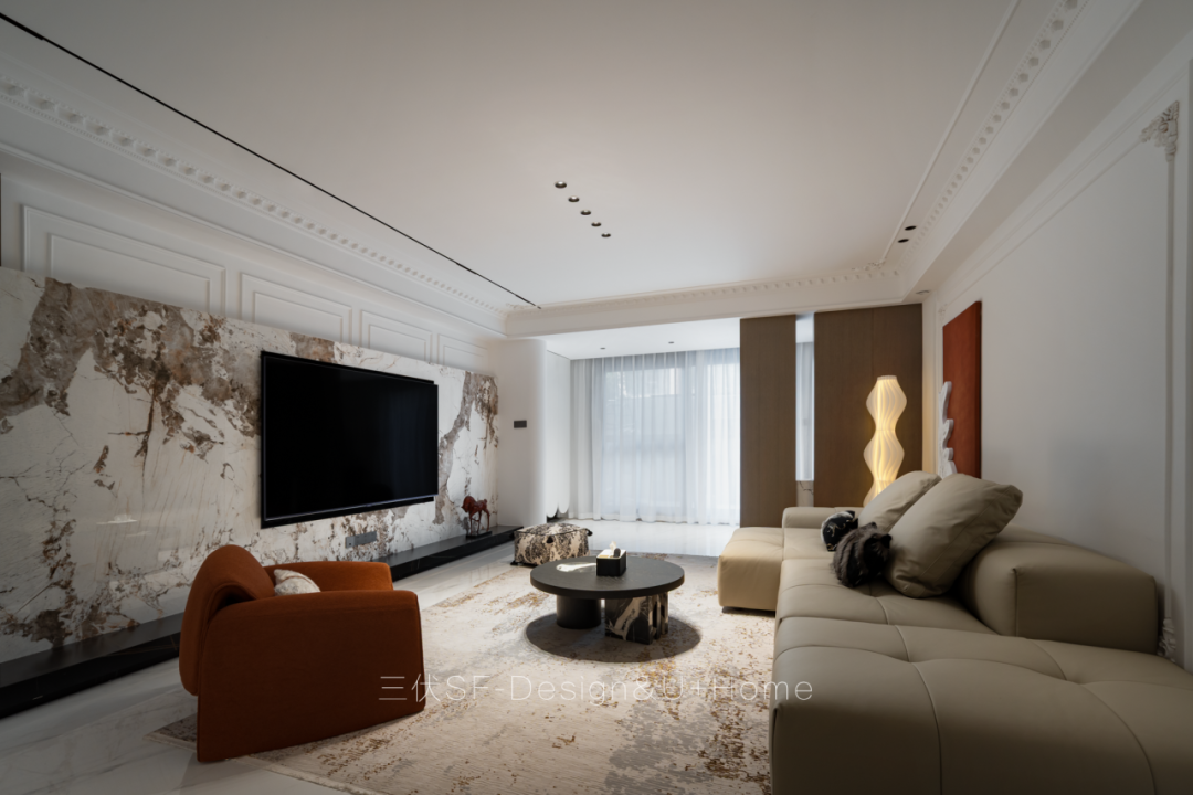 三伏新作丨460㎡现代法式，浪漫要夹杂在生活里-34