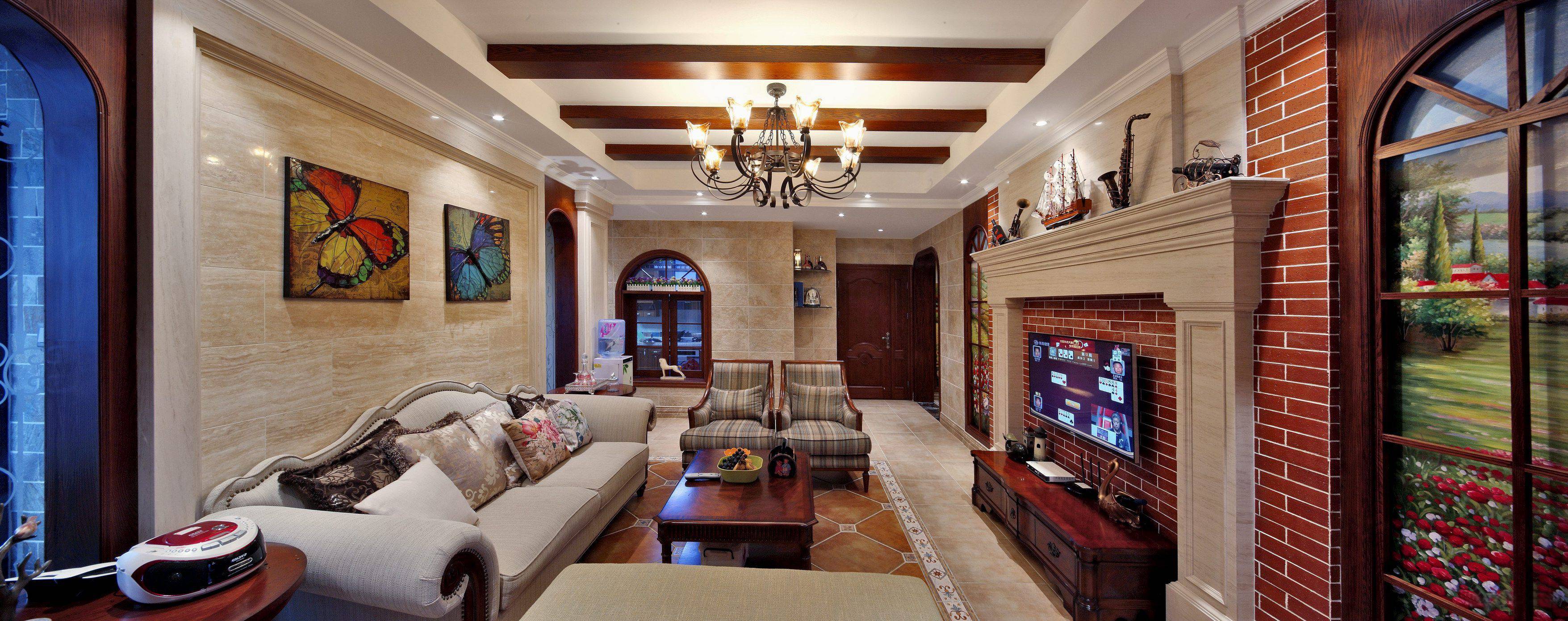 深圳慢城美式风格家居    白益森设计作品-44