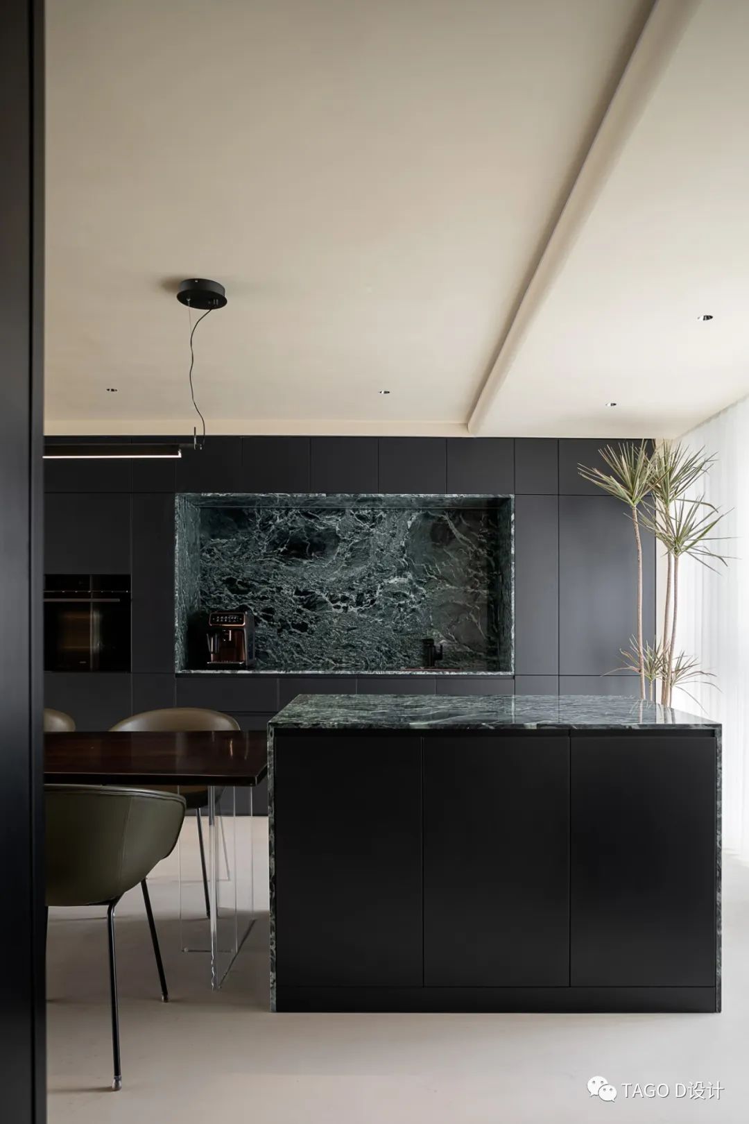 杭州君临天下极简诧寂风格大平层设计丨中国杭州丨浙江天工装饰工程有限公司 TAGO D 设计工作室-36