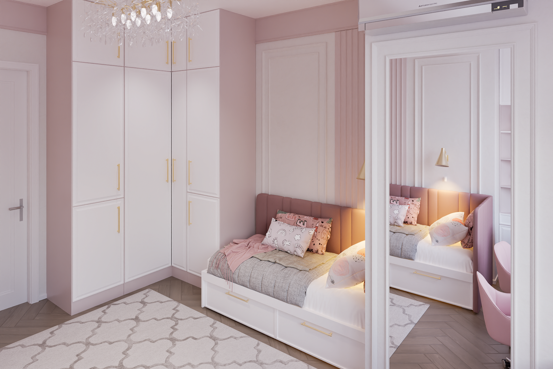Bedroom for three girls-3