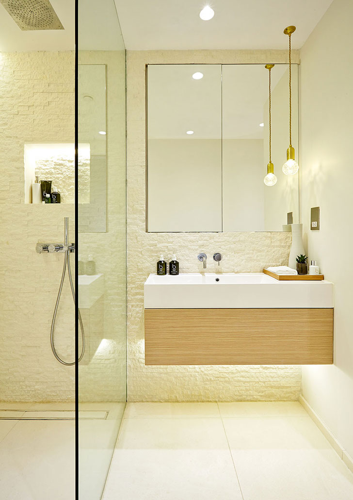 伦敦工业建筑中的时尚阁楼公寓-22