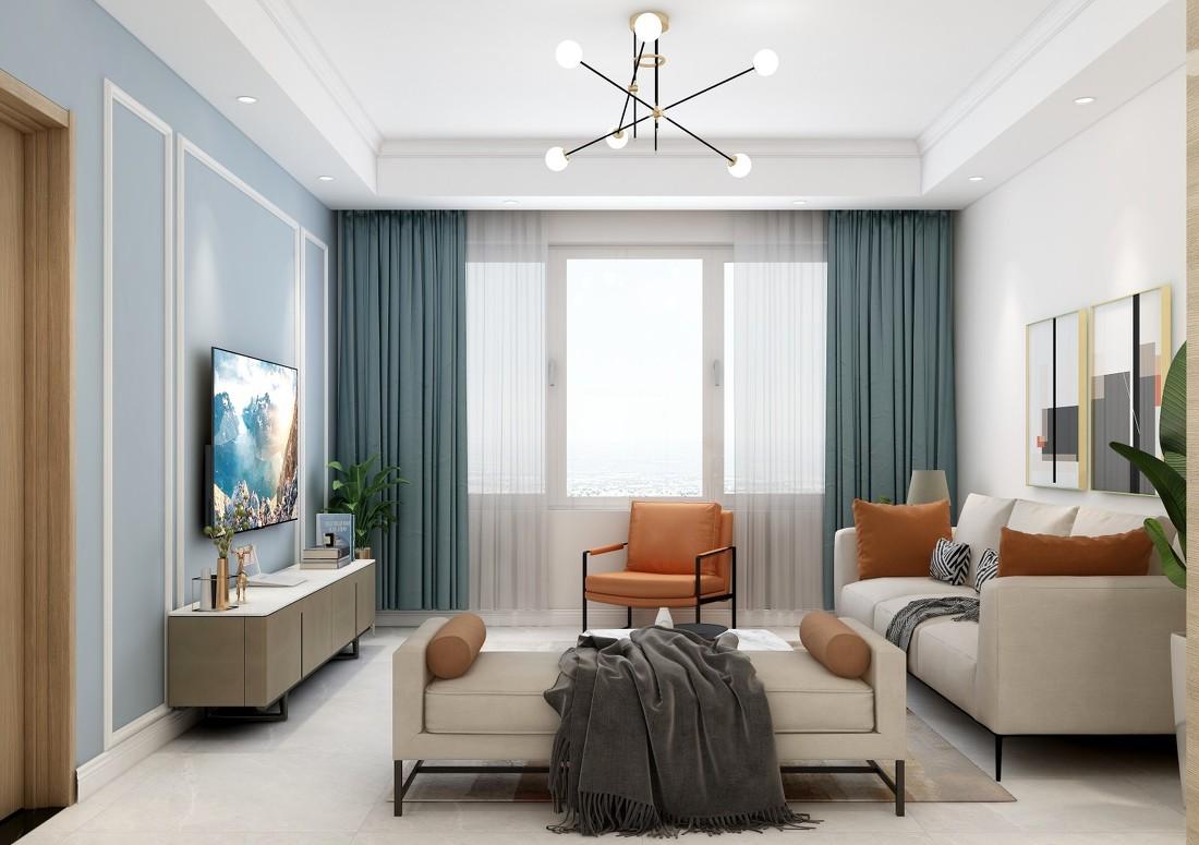 
中新国际城123㎡现代简约风格 -6