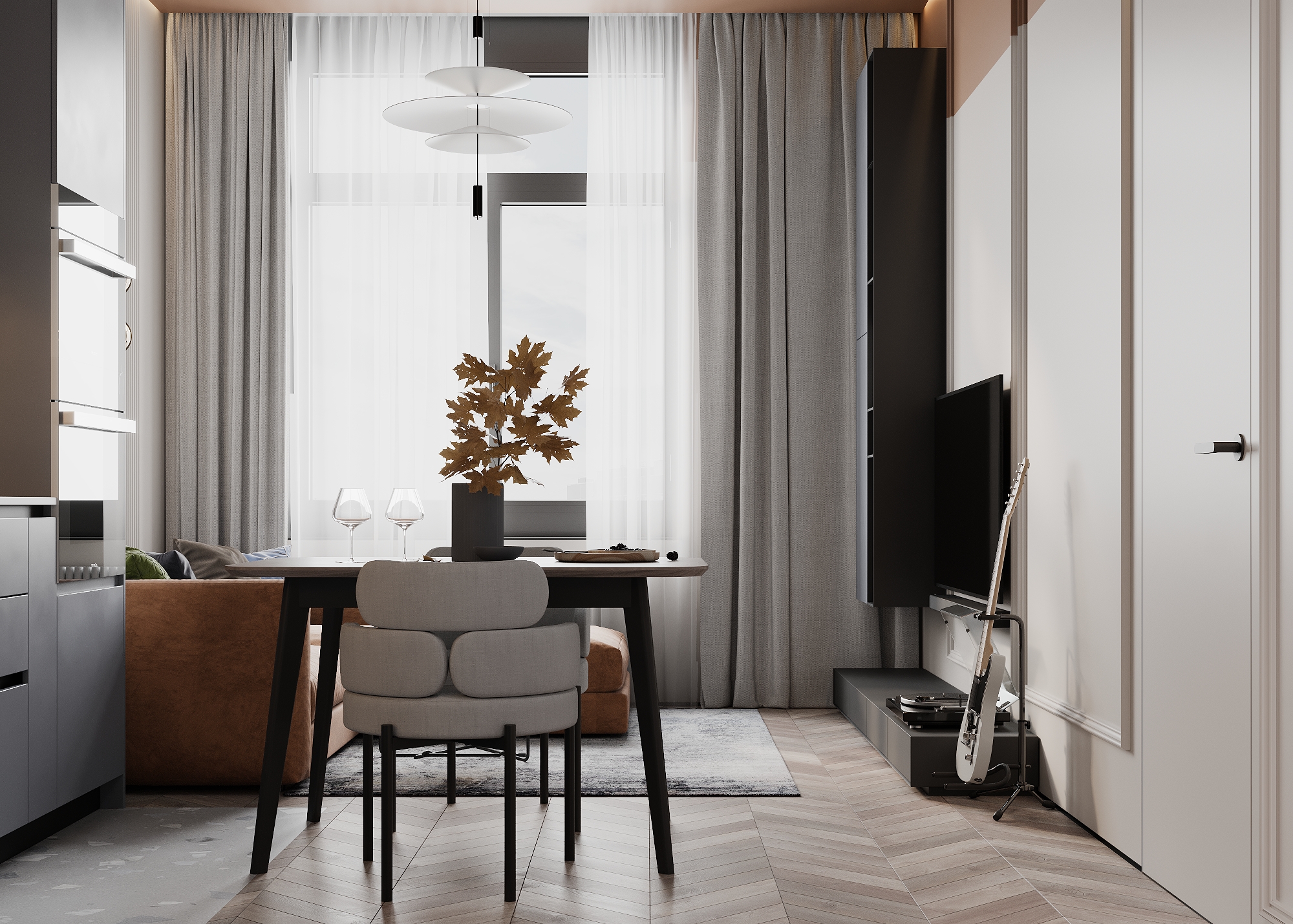 ZHK“银泉”公寓室内设计丨乌克兰哈尔科夫-9