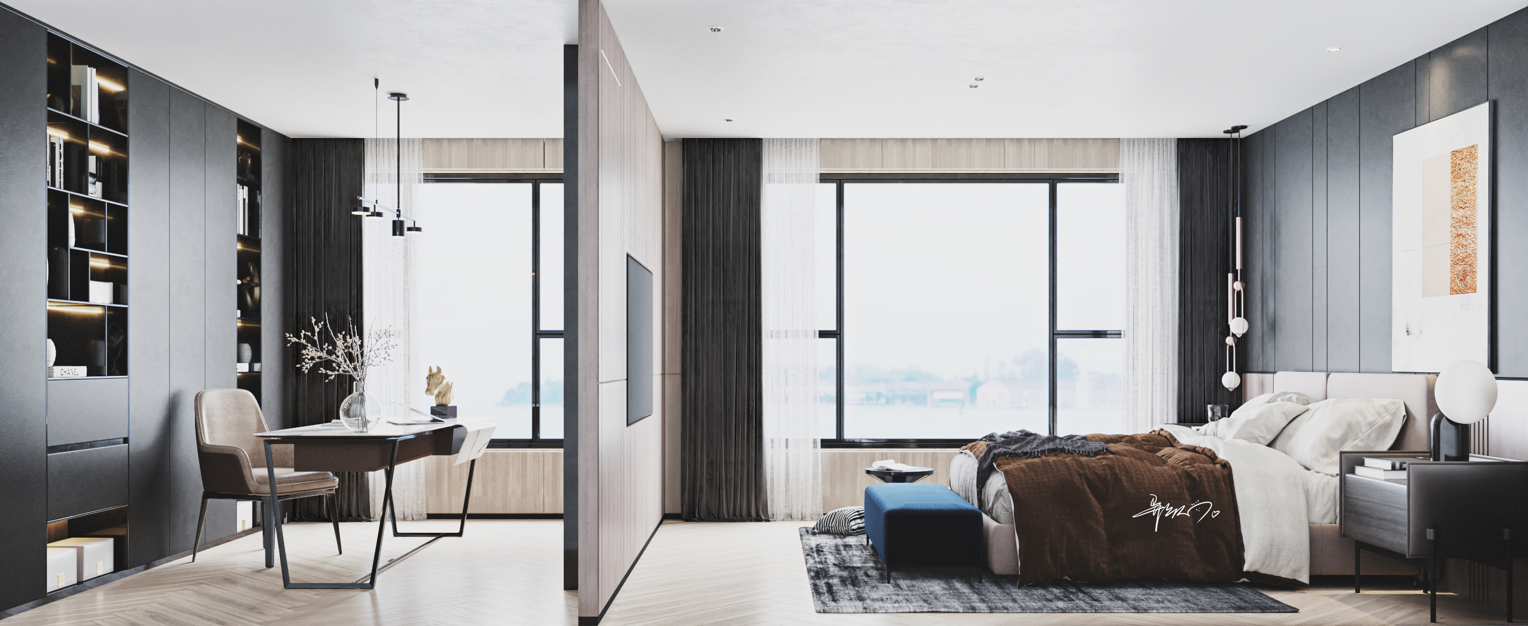 现代客厅设计，展现简约生活美学-17