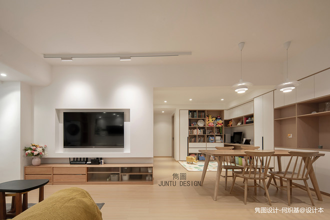 25万元三居91平米装修案例·91㎡日系原木风旧房改造丨葡萄牙万福-14