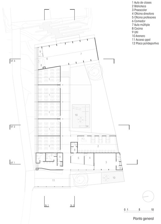 哥伦比亚农村学校 · 模块化设计与景观互动-6