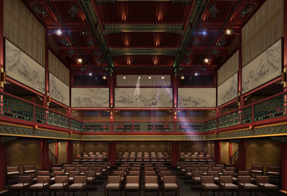 纯木结构古戏楼里的现代文创空间-5