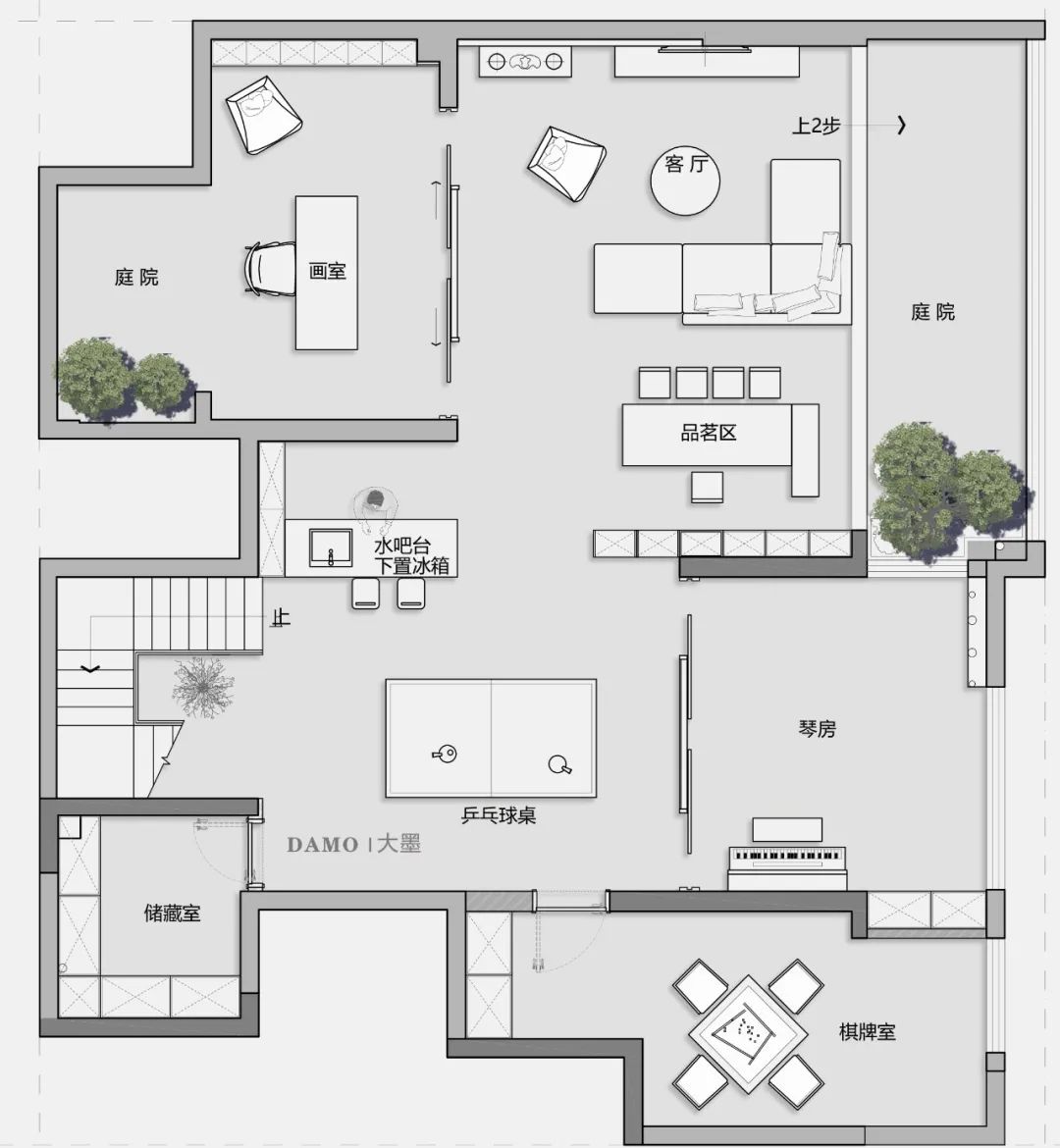 赣州中海左岸 · 现代中式设计丨中国赣州丨大墨空间全案中心-13