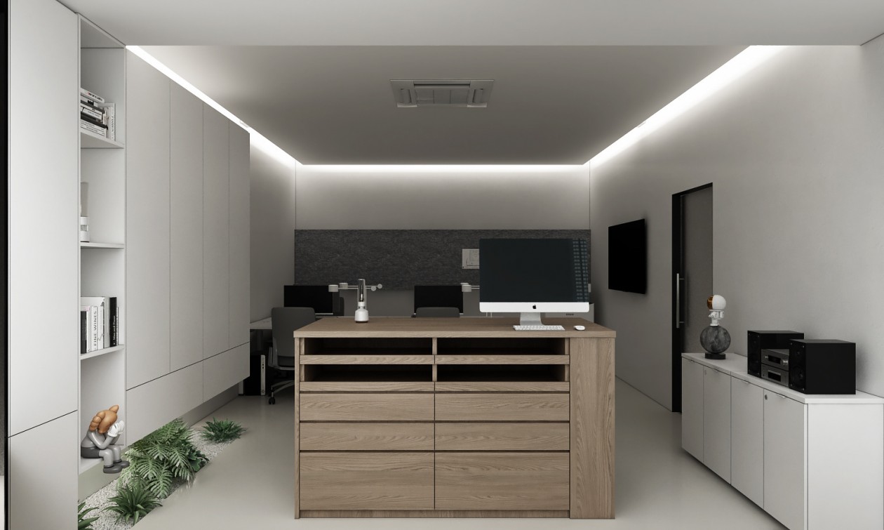 简约风办公空间设计-10