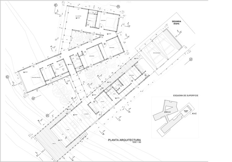 智利森林中的“Corridor House”-6