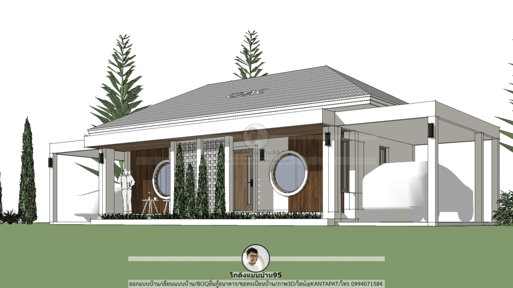 度假村 P  2291 设计方案丨KODANG BAAB BAAN（仓库式房屋）-30