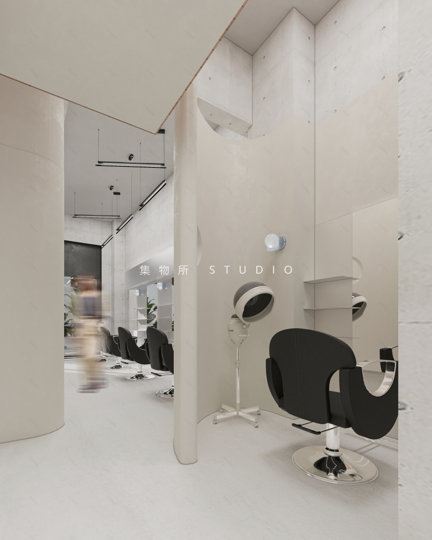 GRAVITY·理发店丨中国郑州丨集物所建筑设计-31