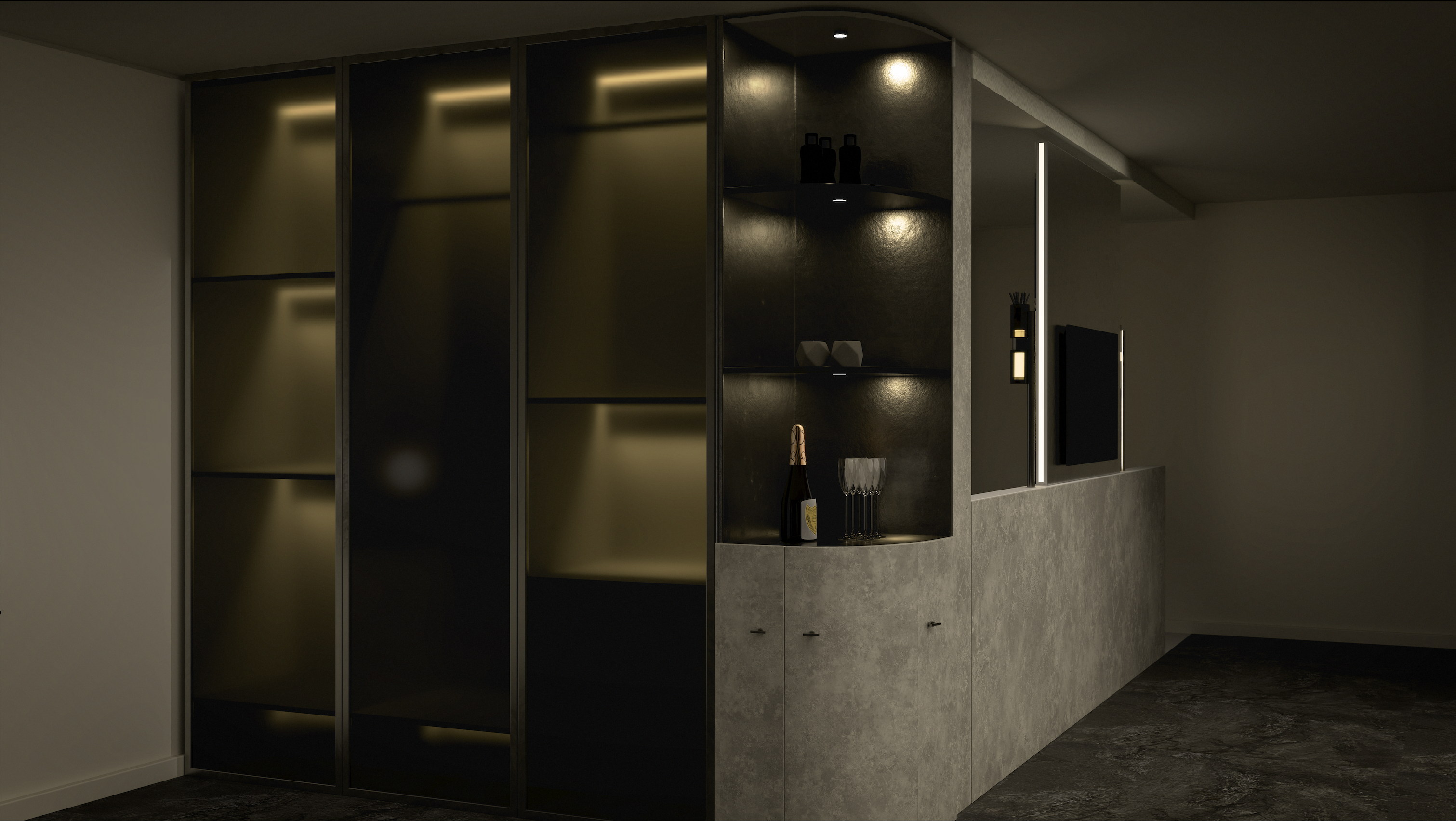 High-End Interior Visualization – Cinematic Lighting-1
