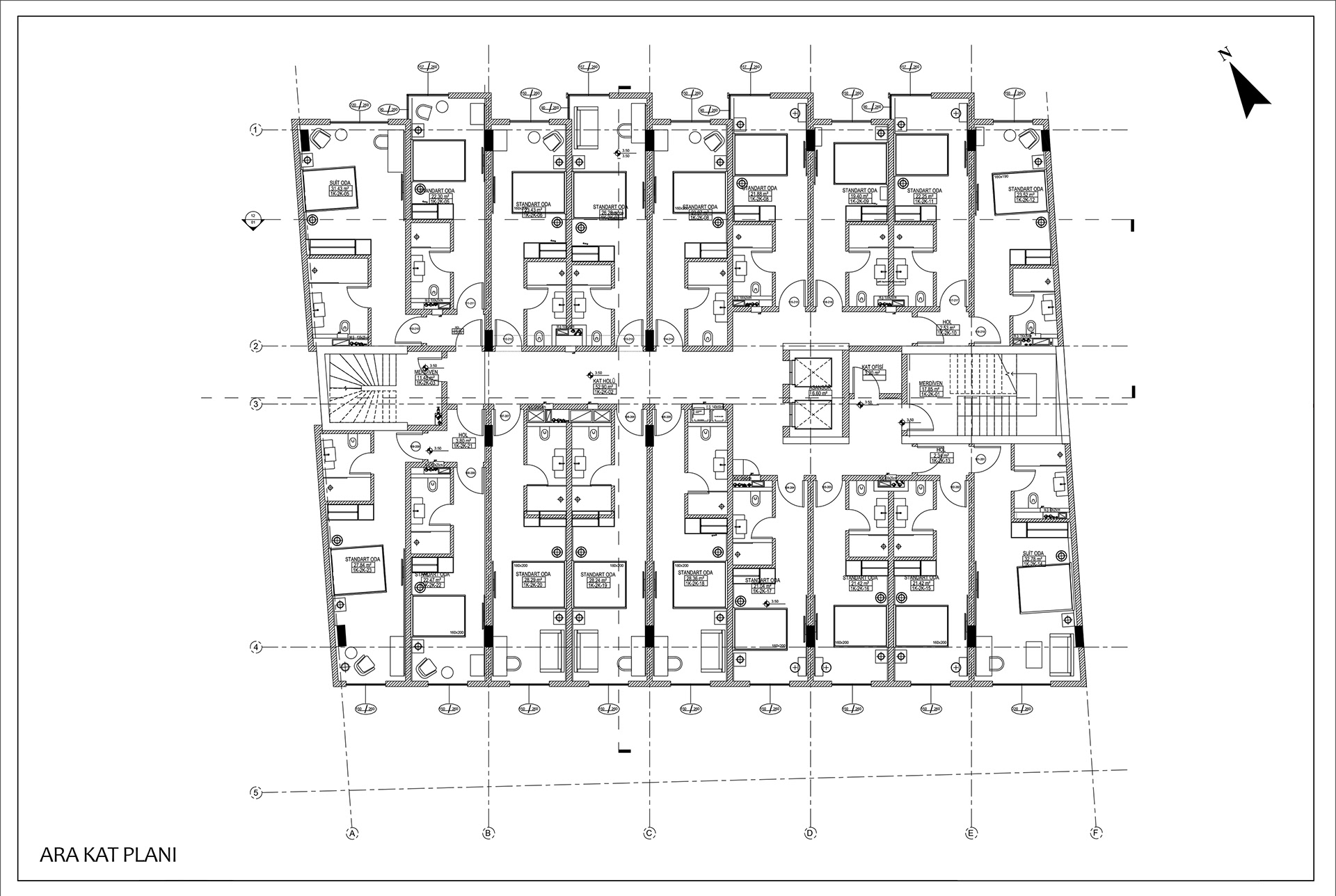 Hotel Interior Design Project / İstanbul-11