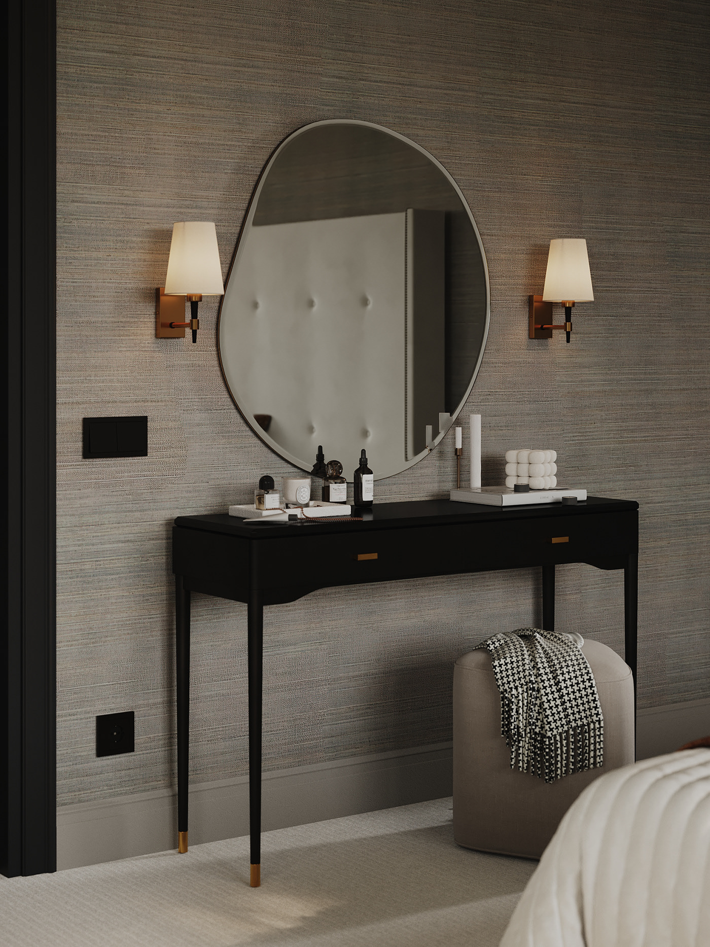 复古绿高级轻奢空间！-18