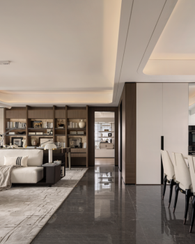 顺德 海心明月143户型样板间丨中国佛山丨深圳市金秋室内设计有限公司（GNU）