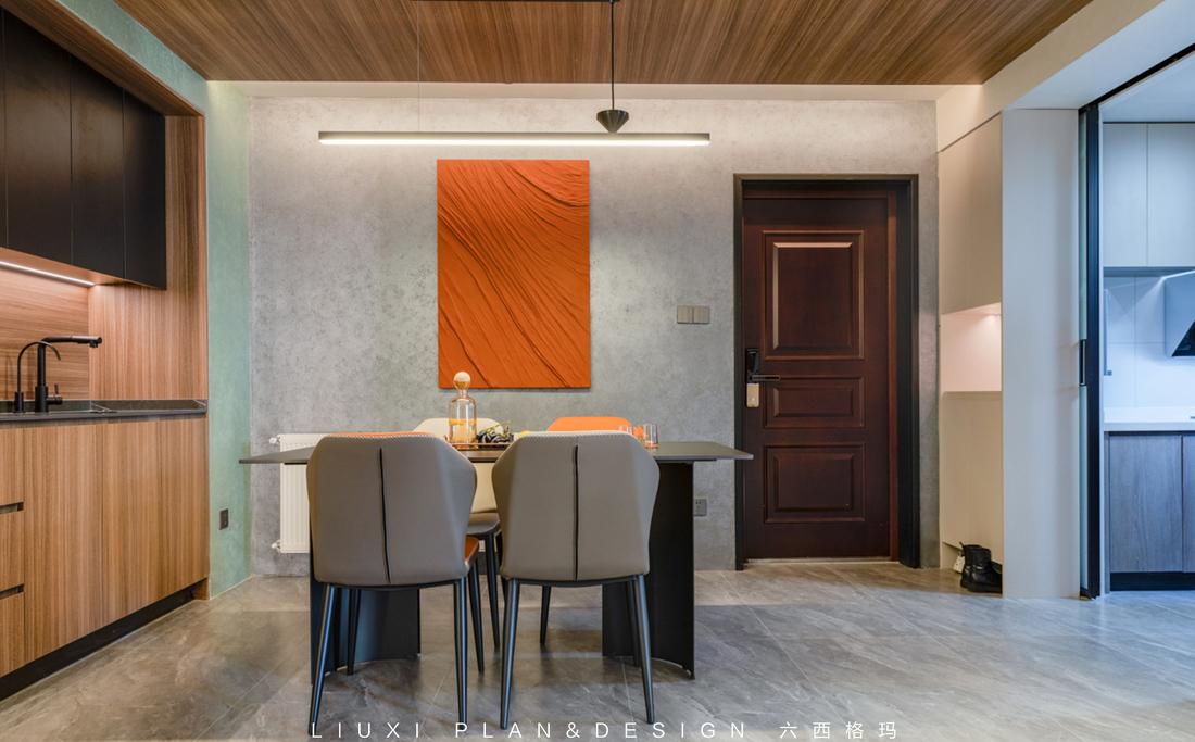 126㎡现代无主灯家居设计-8