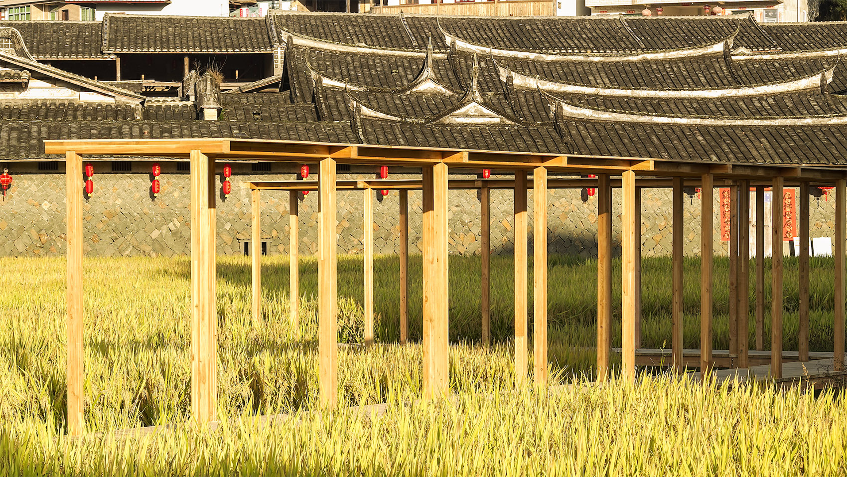 青石寨的稻亭和稻场，福建 / 个个世界+先进建筑实验室-43