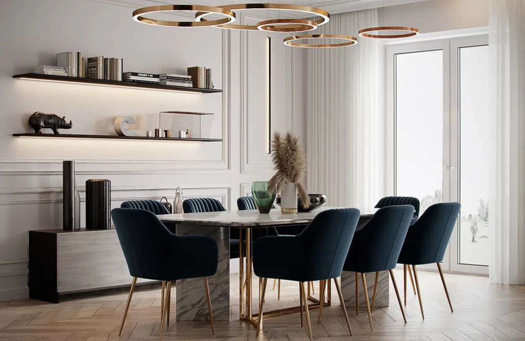 轻奢新古典,现代空间的优雅艺术丨HPISD-16