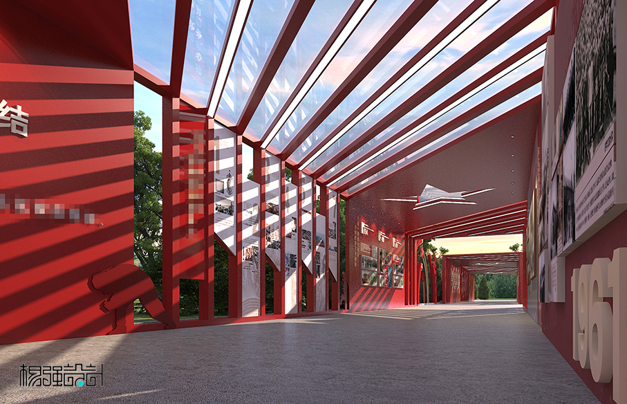 部队-军史文化长廊设计-7