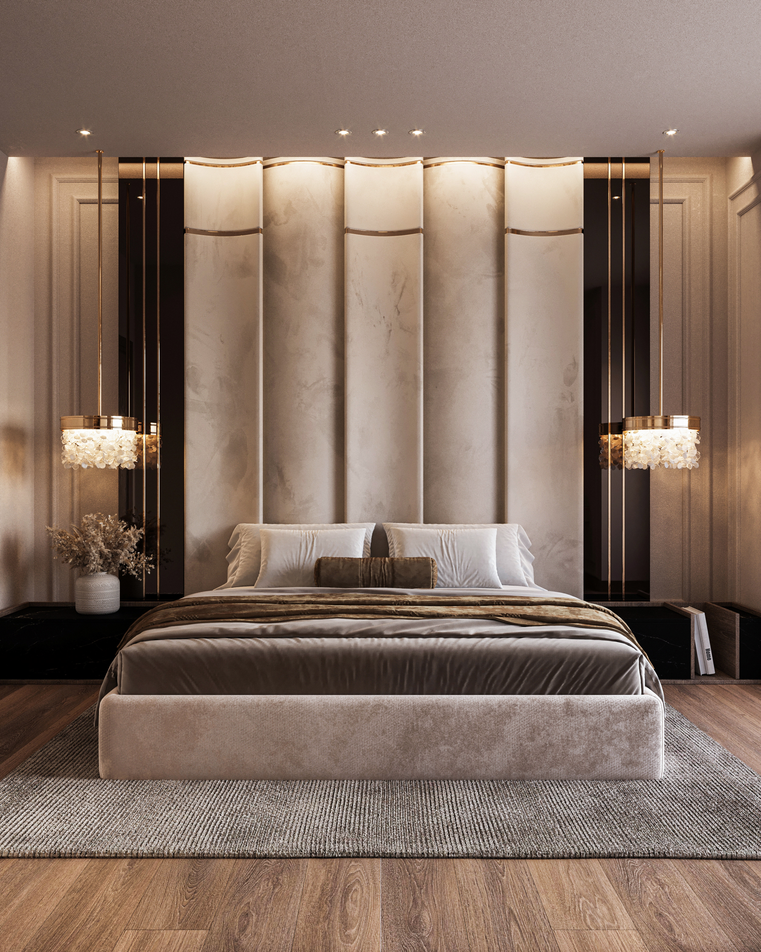 WARM 卧室设计丨阿联酋迪拜丨Huda Elturky-8