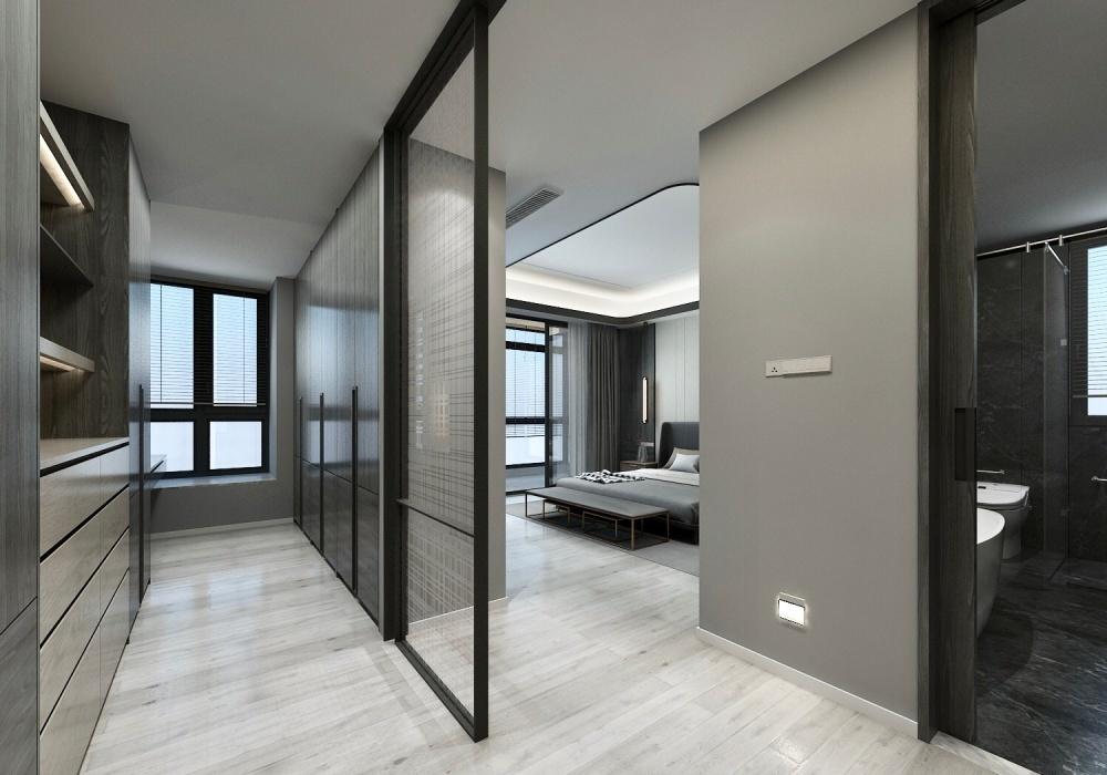 融合南北对流与女性力量的黑灰色系家居设计-45