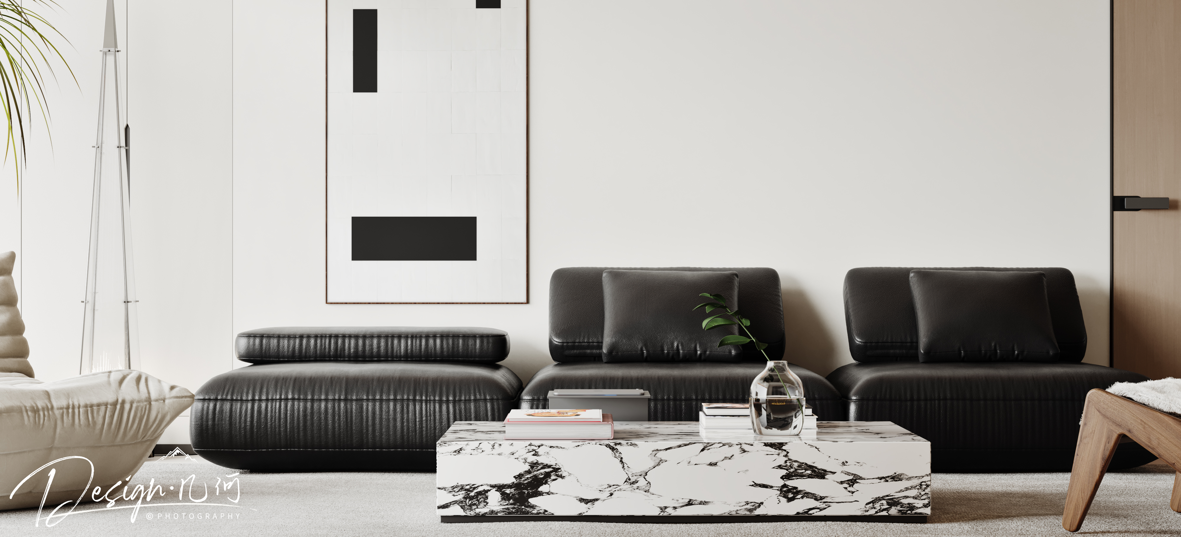 几何空间视觉表现 | 国悦府现代客餐厅-9