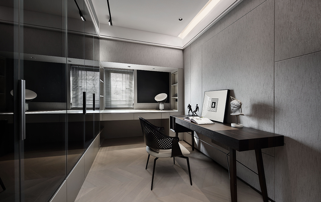 造就设计--简洁高级灰165㎡-15