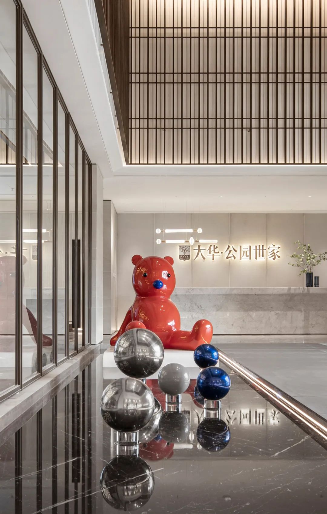 大朴设计 | 大连大华·公园世家售楼处，现代东方艺术美学空间-11