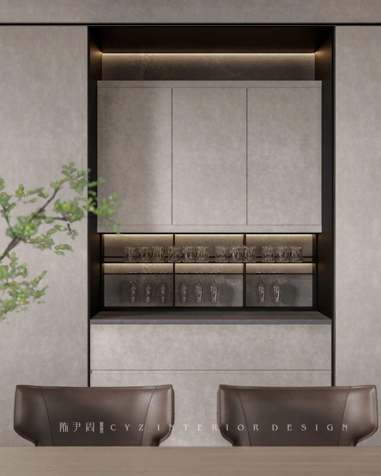 藏在“小镇”里的舒适之家丨中国上海丨上海陈尹周室内设计-35