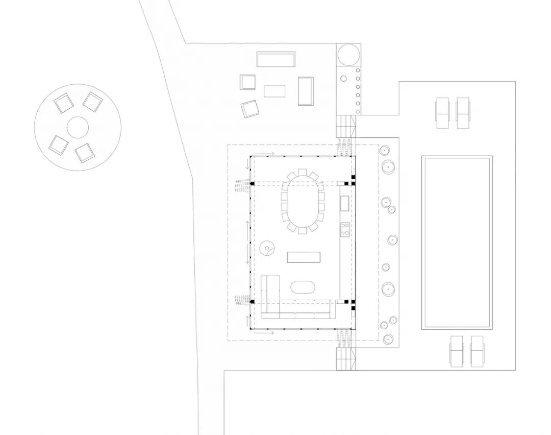 湖边森林中的钢构游泳池房丨立陶宛-12
