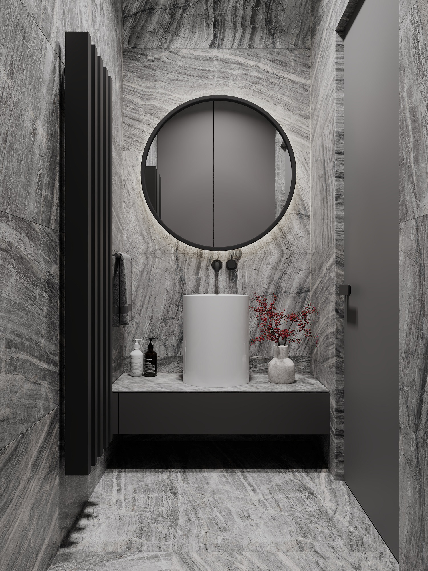 高级黑色系公寓设计 既沉稳又有范儿！-6