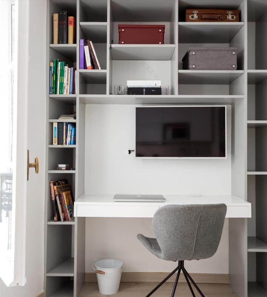 巴黎 19㎡小户型公寓 | 古老建筑中的现代生活-6