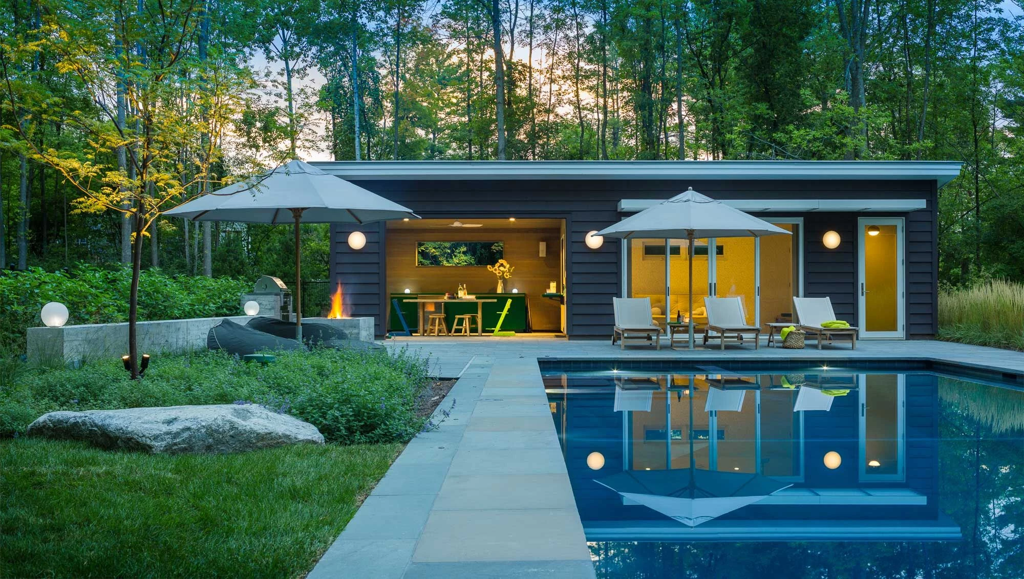 纽约湖滨现代别墅-9