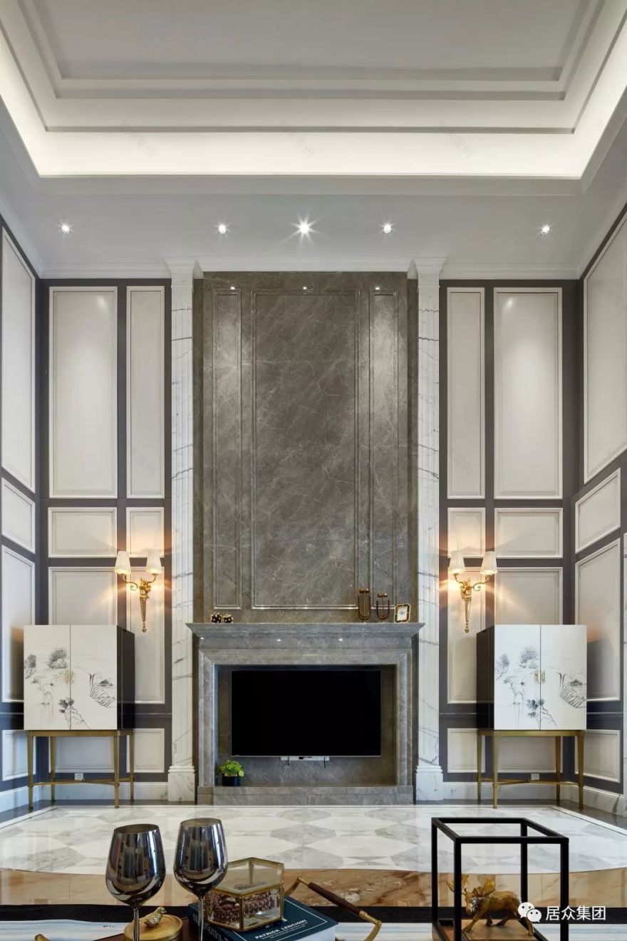 370㎡新古典简欧风 | 张婷:做有生命力的空间设计!-21