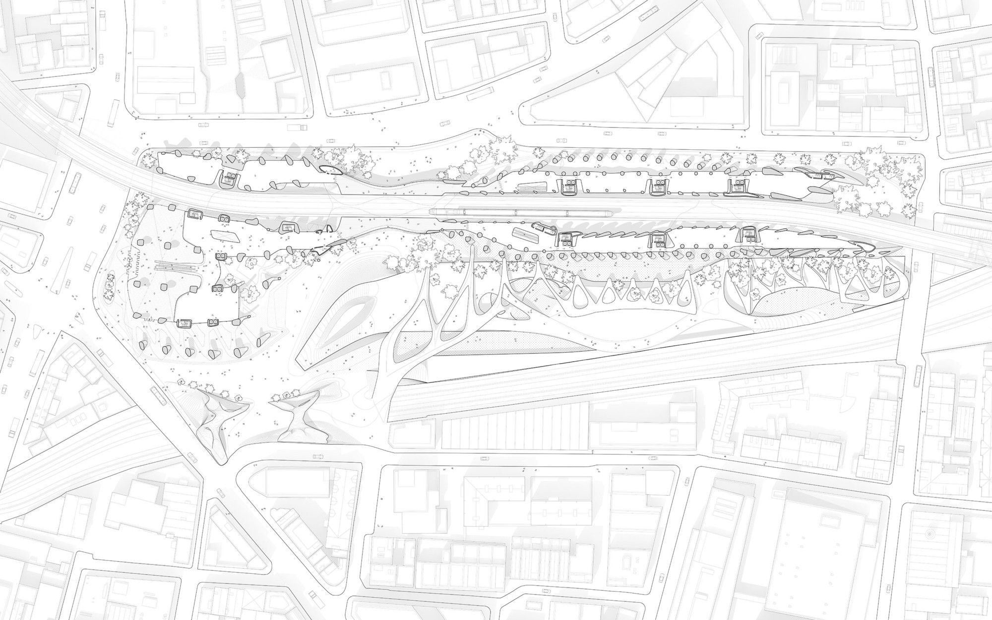 伦敦 Bishopsgate Goodsyard 地标设计 | 扎哈·哈迪德遗作传承-44