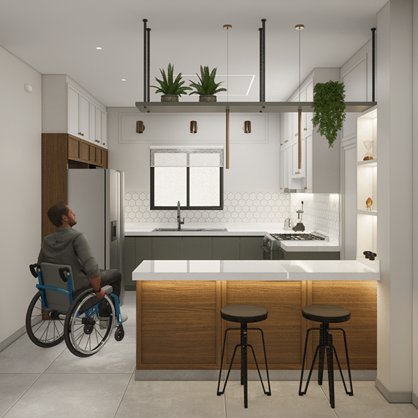 Cocina  Mobilidad reducida（无障碍厨房项目）丨Loah Lab-11