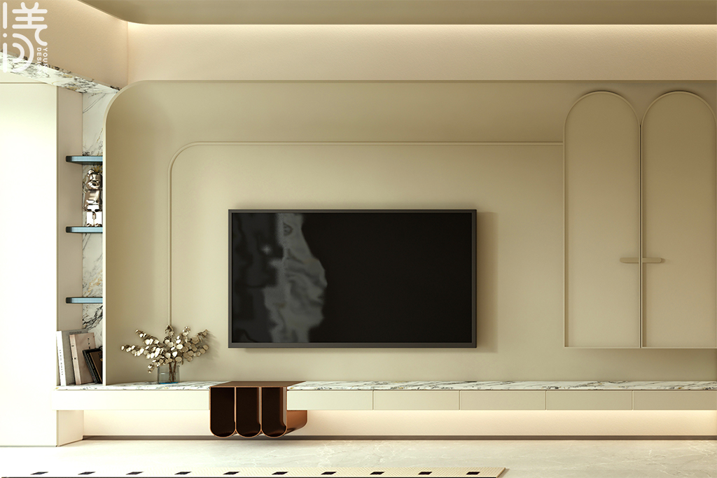 奶香可可平层丨中国深圳丨深圳漾空间设计有限公司-31