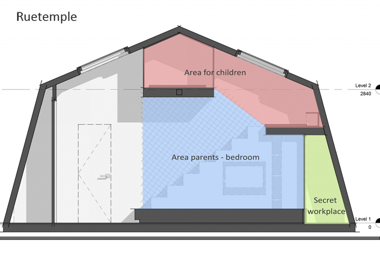 79㎡原木风多层亲子住宅  Ruetemple-17