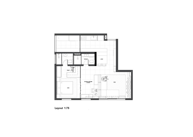 巴西圣保罗的现代舒适公寓设计-14