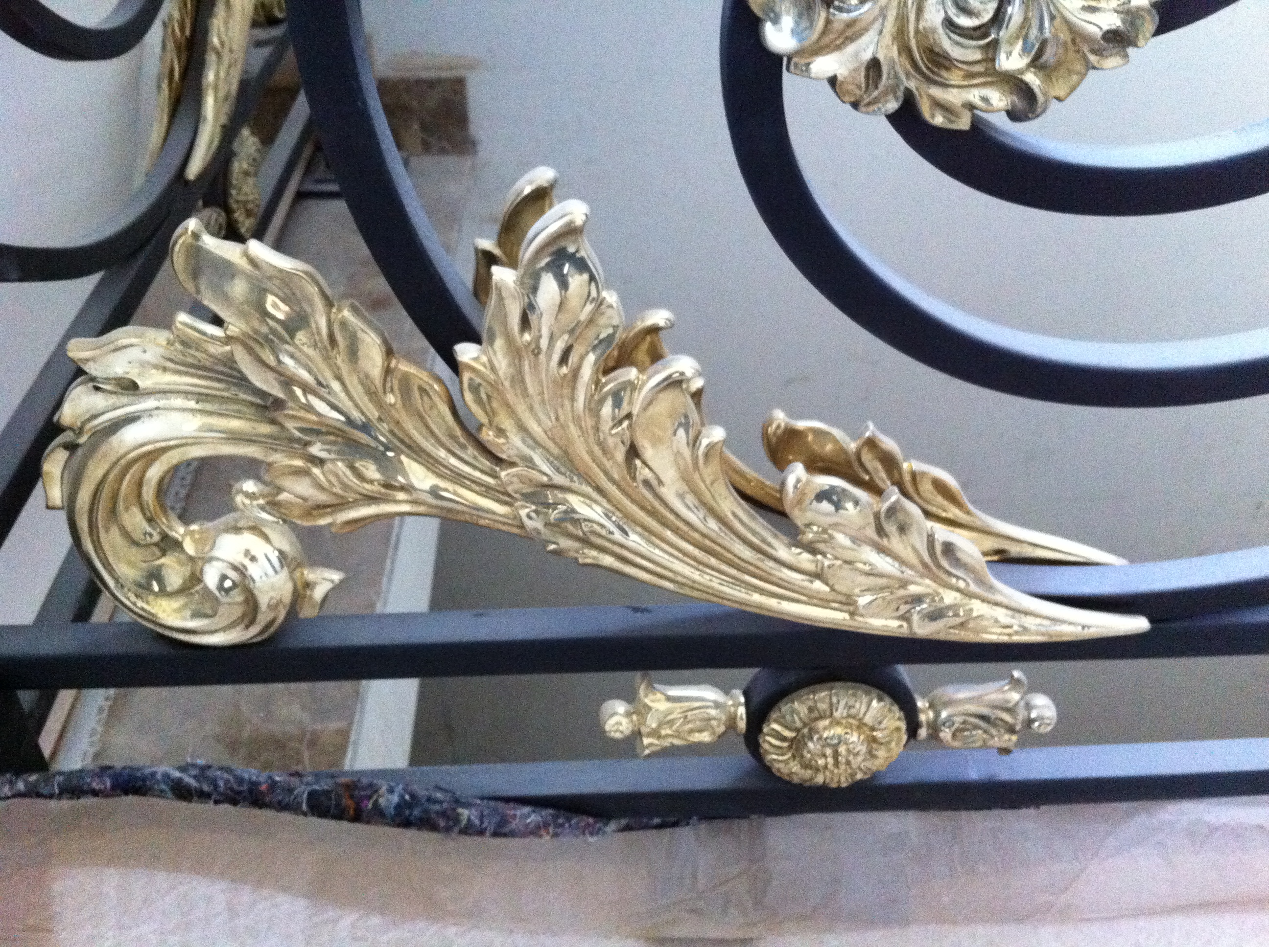 Drawing of a wrought-iron fence-9