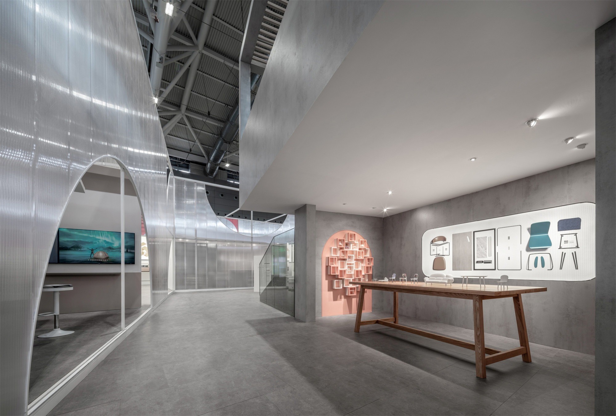 红苹果深圳国际家具展馆丨中国深圳丨竹工凡木设计研究室-25