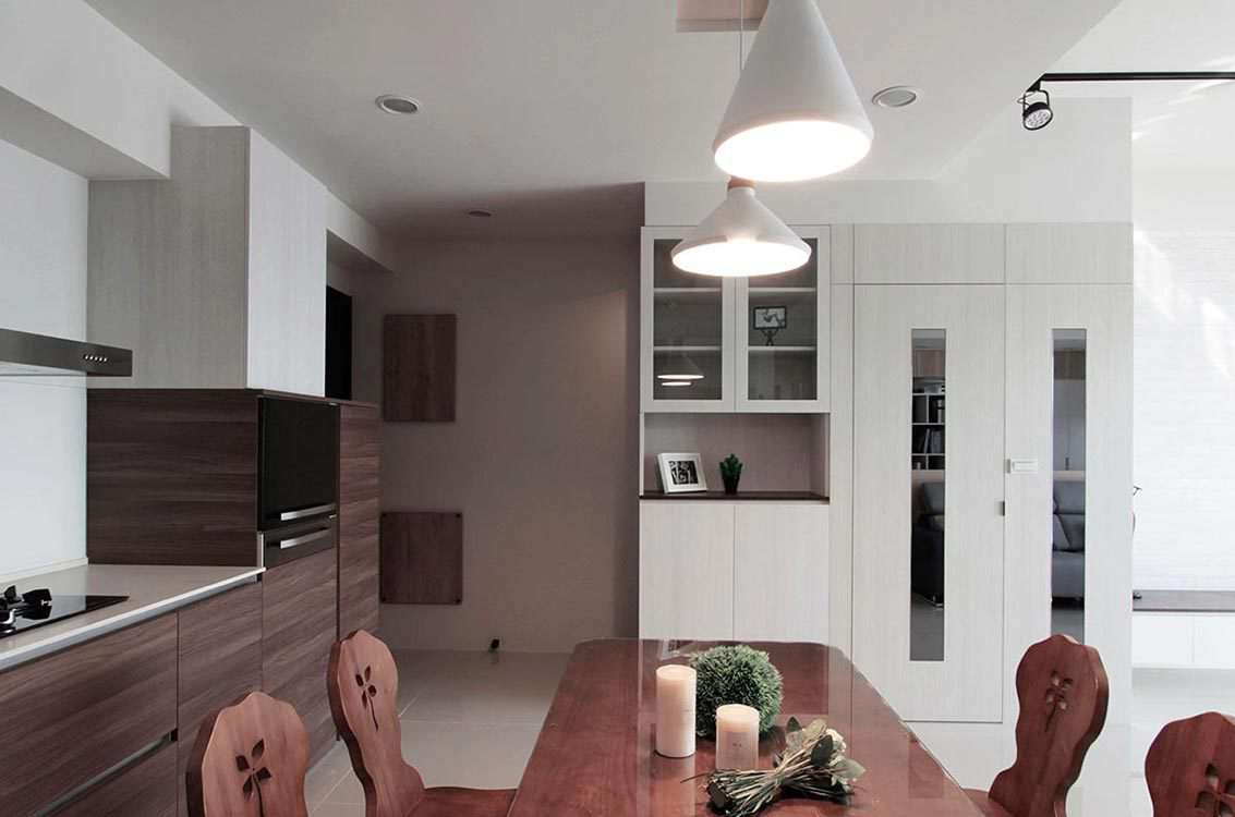 99㎡北欧风住宅  东风室内设计-9