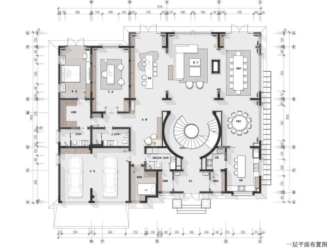 现代法式华居丨中国北京丨清美空间设计-7