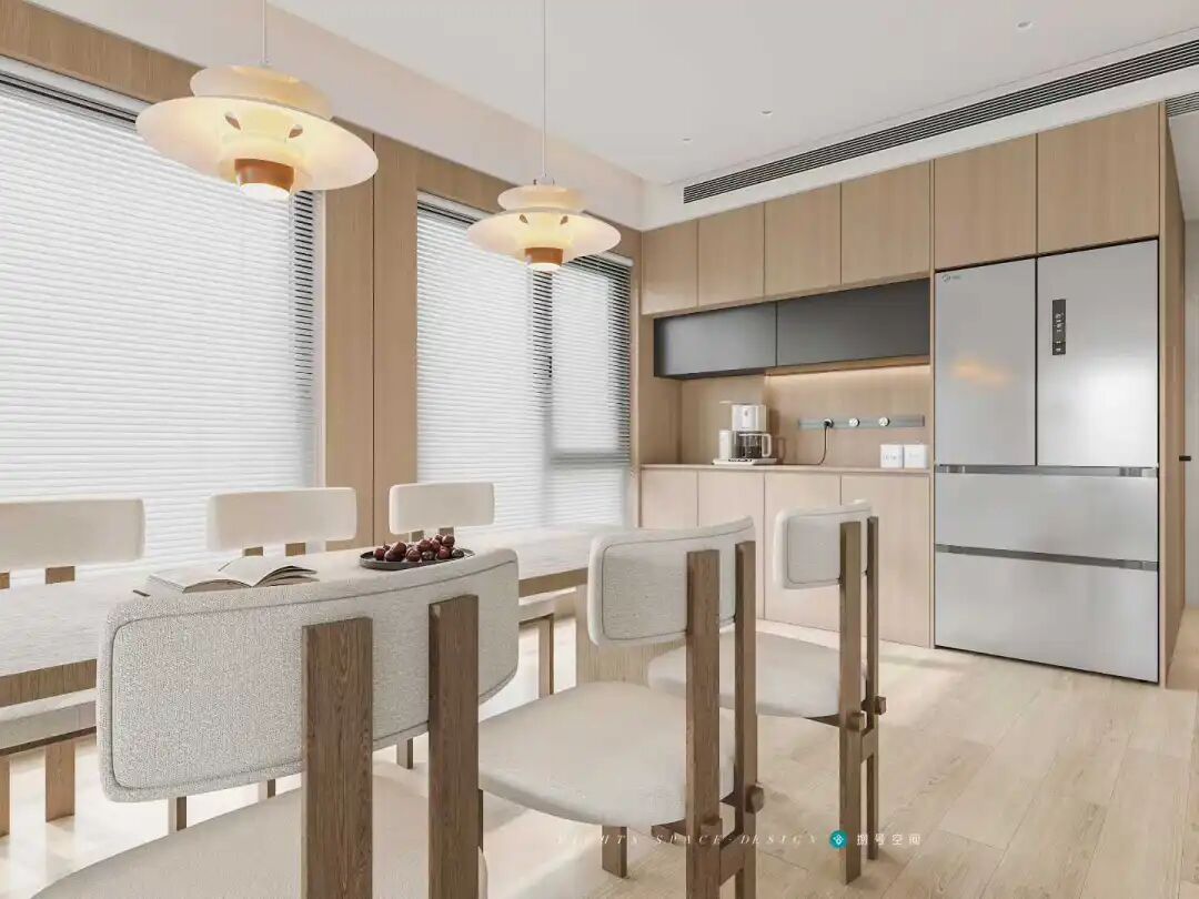 OriginalDesign|作品赏析|润府143平竖厅，原木与大白墙的碰撞，藏着收纳与美学的双重惊喜-41