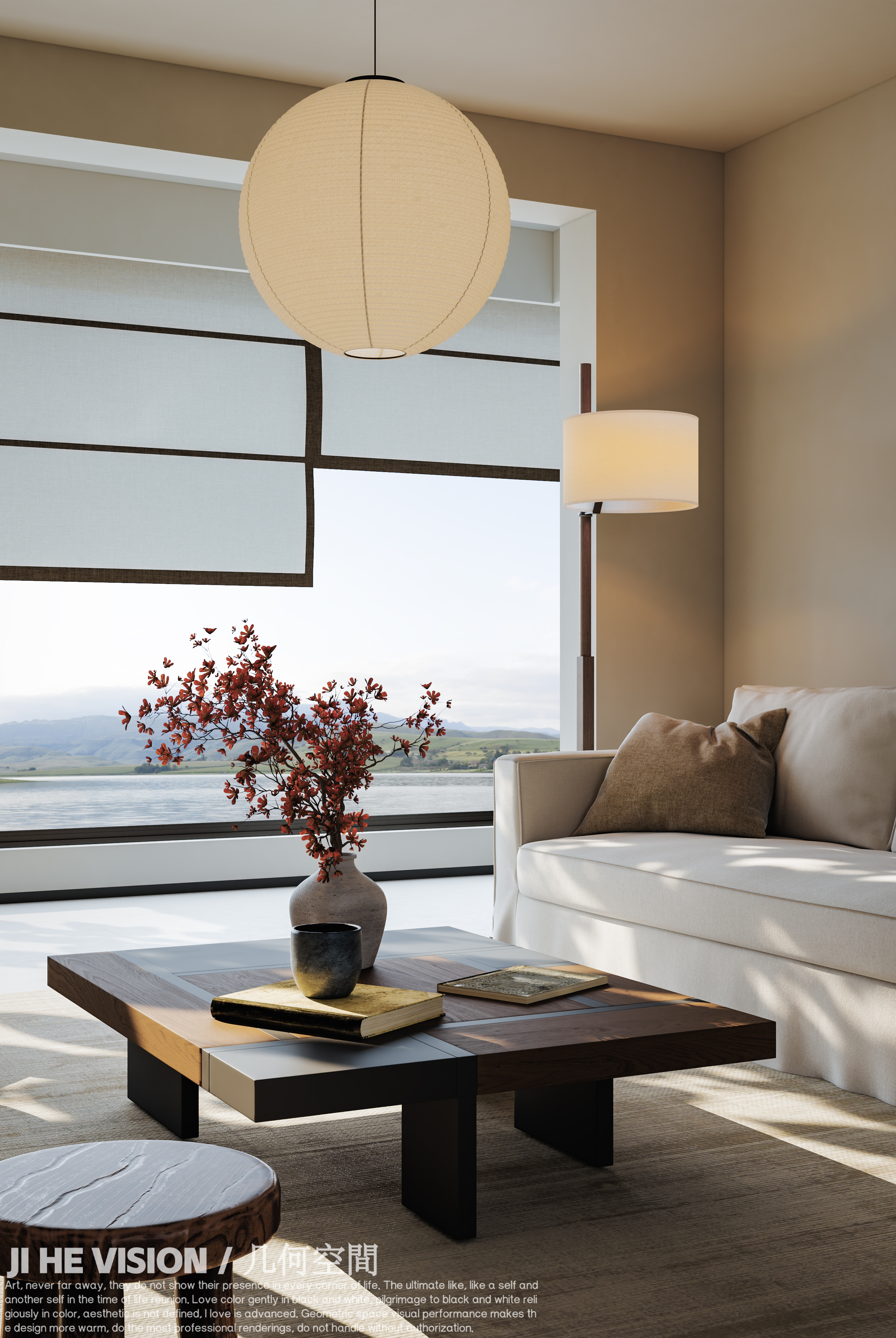 几何空间视觉表现 | 碧桂园璞悦天成宋式美学空间-11