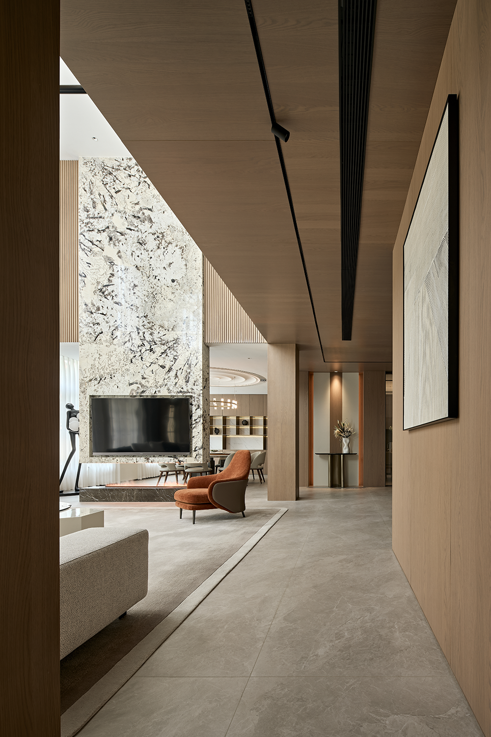 尚层大作：案例分享——1100㎡墅境私邸：漫行雅奢之境，淬炼空间的诗意哲学-32