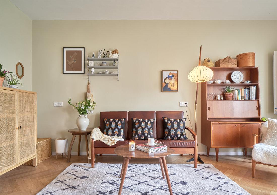 北欧中古风套间设计-5