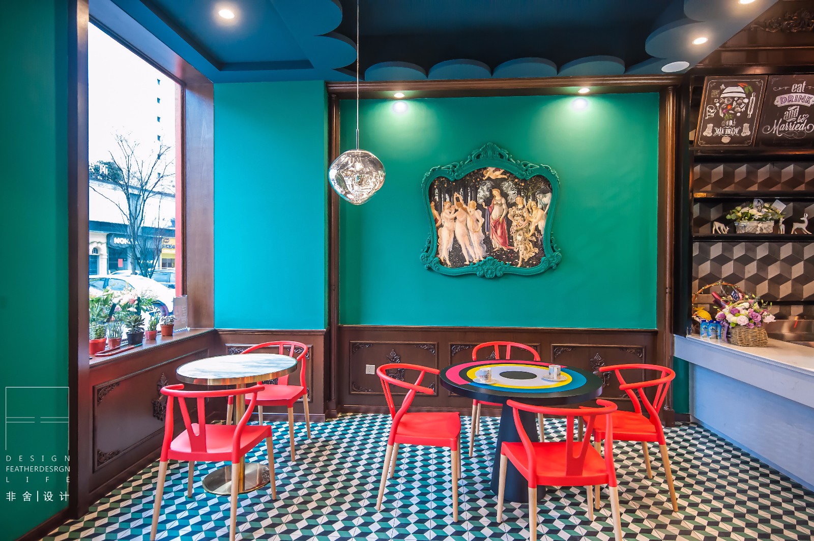 色韵-- 喜之糖法式甜点 | 克莱因蓝的浓情法式空间-15